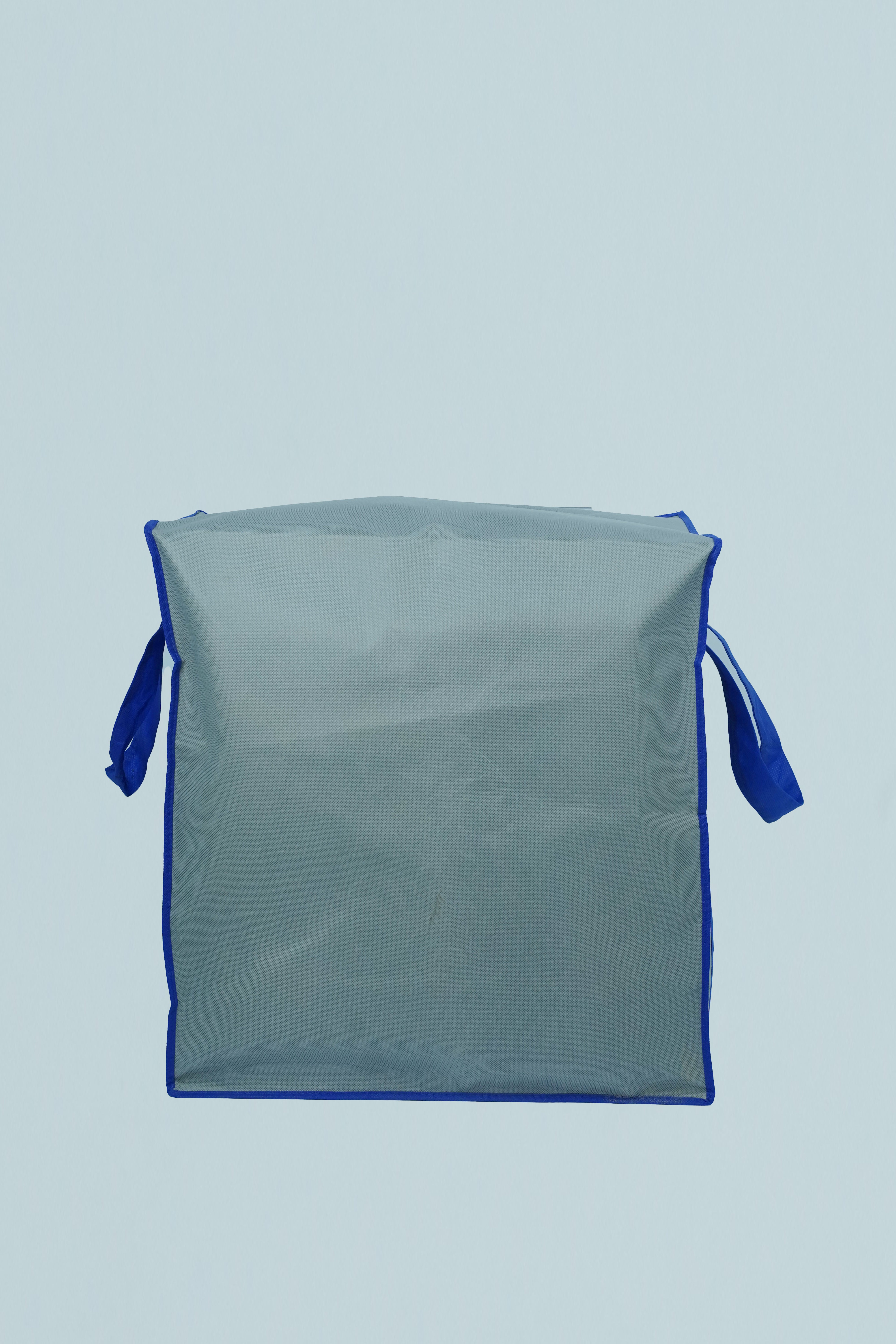 🌟 20 x 20 x 10 – STORAGE BAGS – GREY & BLUE – 120 GSM – 14 MM SHEET – NON WOVEN 🌟