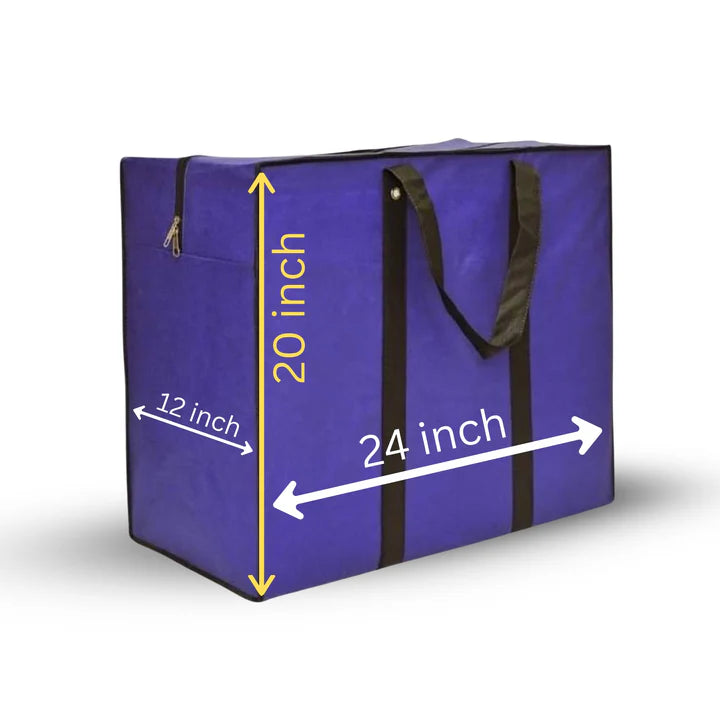 💙 24 x 20 x 12 – STORAGE BAG – BLUE – 120 GSM – NON WOVEN 💙